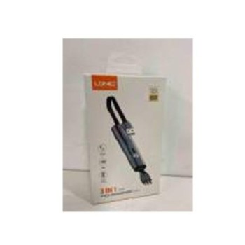 LC99 3 en 1 - Cable USB 3 en 1 Stick Noir (Micro 