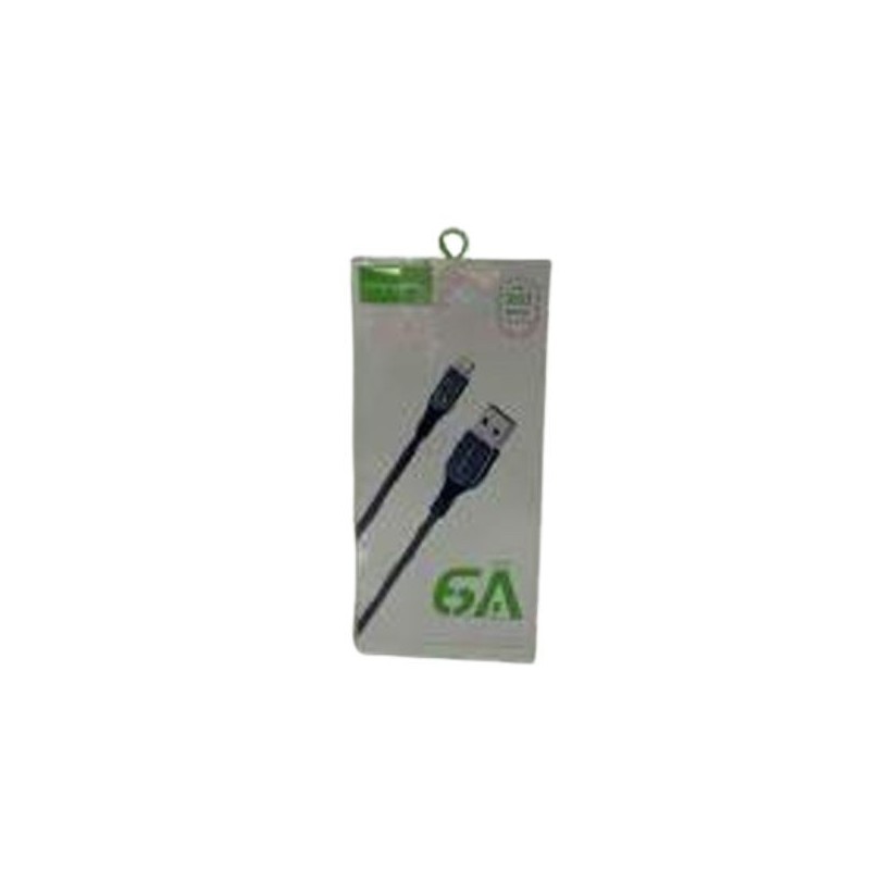X62 IOS - Cable USB - IOS Led Nylon 6A 1m Noir X62 IOS - Cable USB - IOS Led Nylon 6A 1m Noir