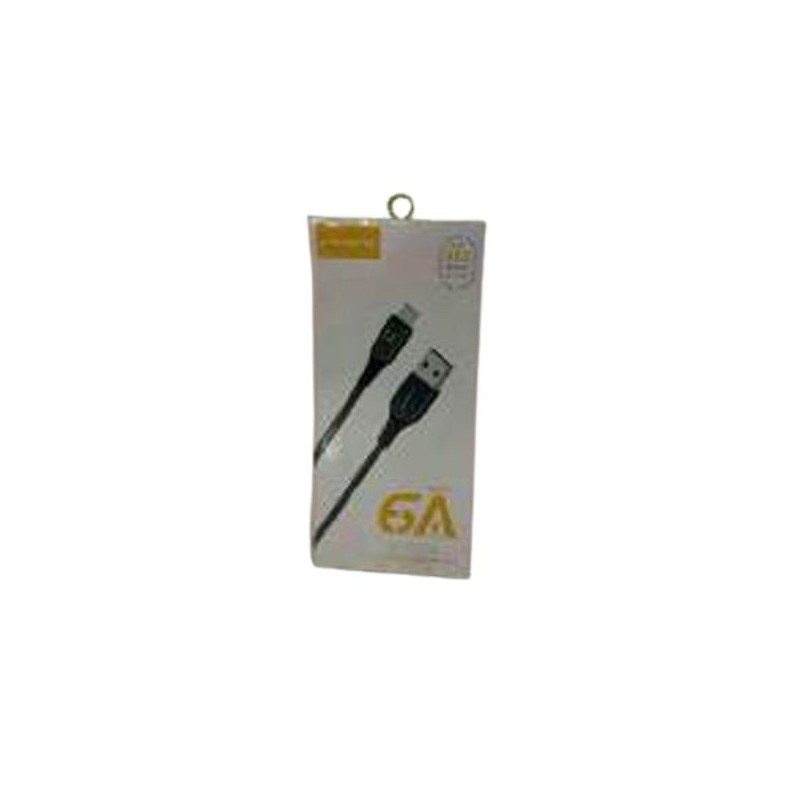 X62 C - Cable USB C - Led Nylon 6A 1m Noir