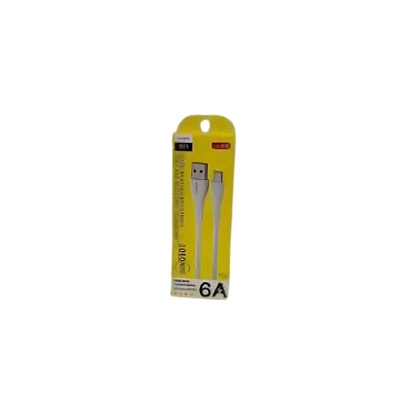 X70 C B - Cable USB 6A 1m Blanc