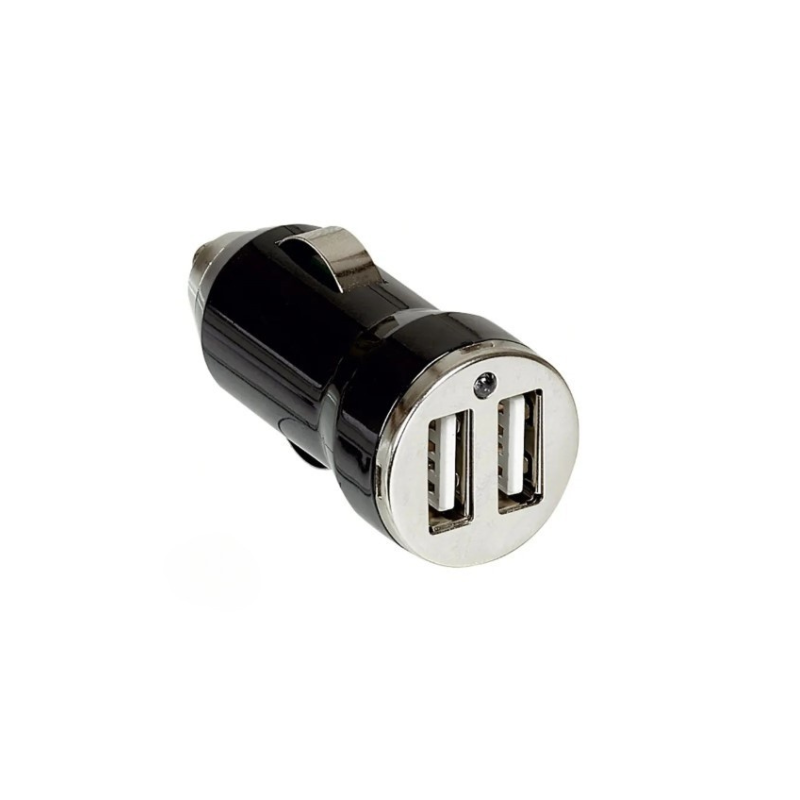 CC111 - Chargeur allume cigare Dual USB2.4A Doré