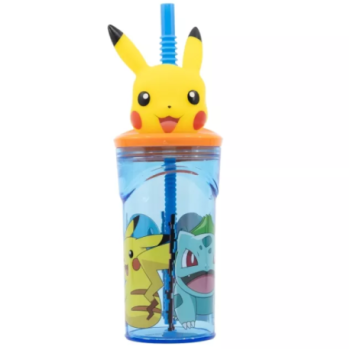 GOURDE POKÉMON AVEC PAILLE PIKACHU & BULBIZARRE BF7-90