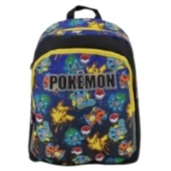 CARTABLE | SAC À DOS POKÉMON MULTICHARACTERS NOIR BF7-63