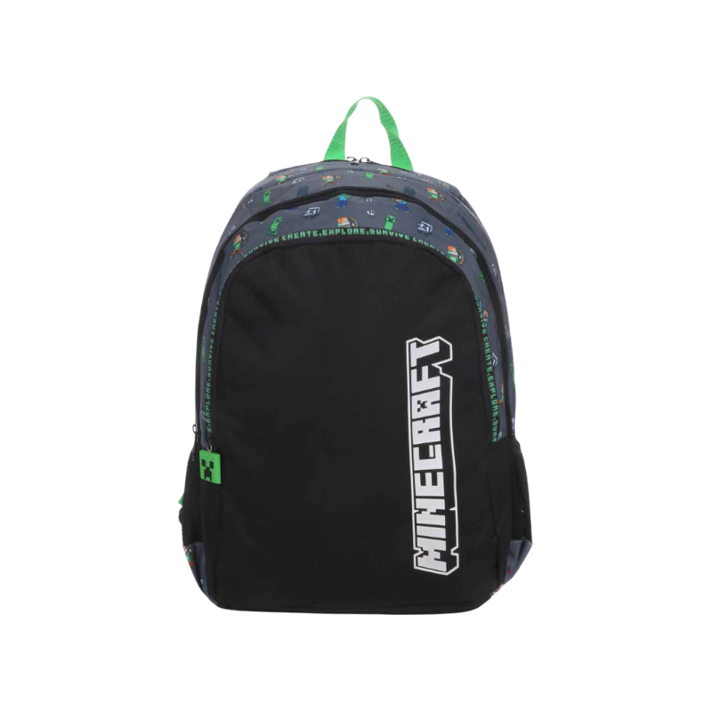 GRAND SAC À DOS MINECRAFT NOIR BF7-76 GRAND SAC À DOS MINECRAFT NOIR BF7-76