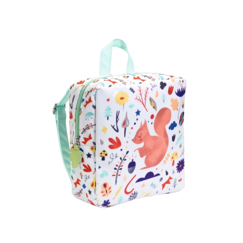 CARTABLE | SAC À DOS MOTIF ÉCUREUIL