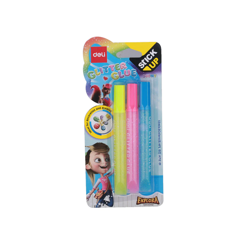 COLLE À PAILLETTES 12ML*3 ASS | GLITTER GLUE DEA71201 COLLE À PAILLETTES 12ML*3 ASS | GLITTER GLUE DEA71201