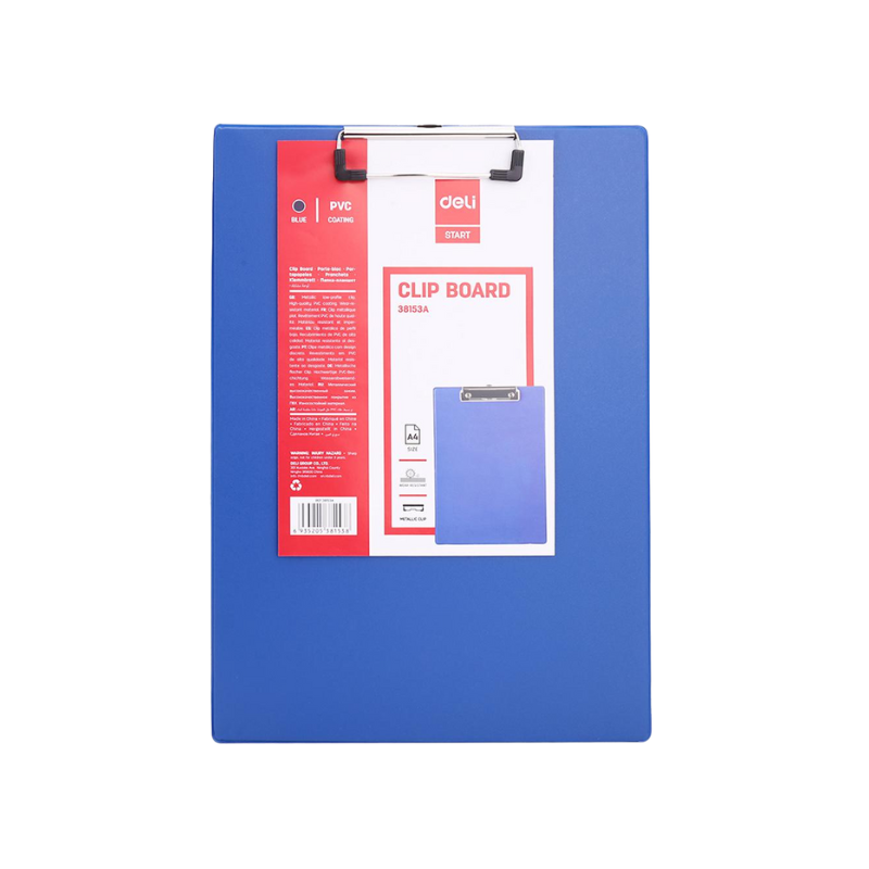 PRESSE-PAPIER A4 BLUE | CLIP BOARD DE38154A PRESSE-PAPIER A4 BLUE | CLIP BOARD DE38154A