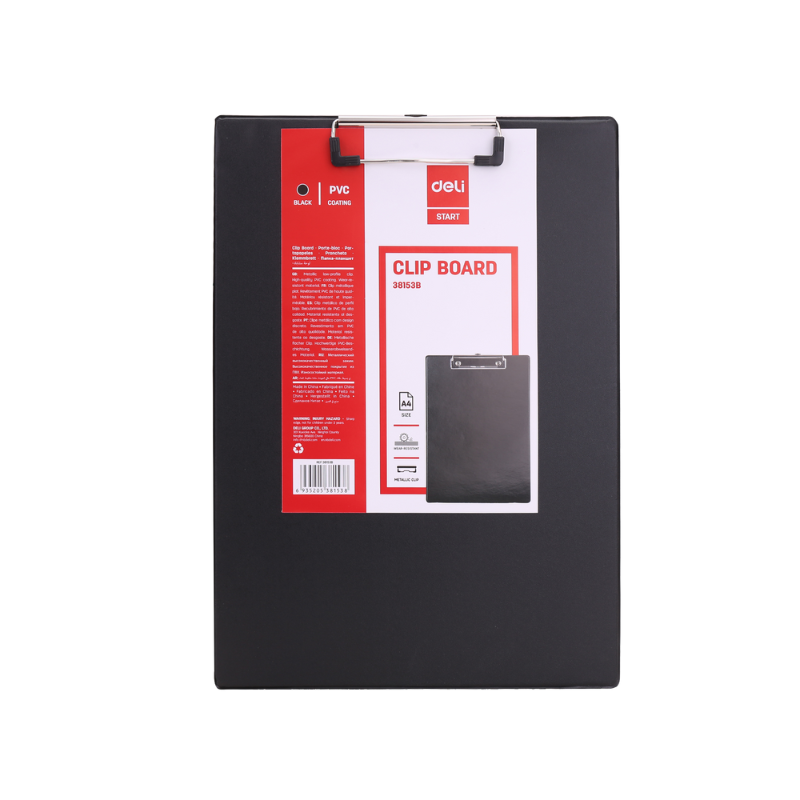 PRESSE-PAPIER A4 BLACK | CLIP BOARD DE38153B PRESSE-PAPIER A4 BLACK | CLIP BOARD DE38153B