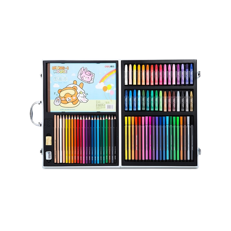 TROUSSE DE COLORIAGE 78 PCS | CRAYON DE COULEUR | COLORING CASE DE75401 TROUSSE DE COLORIAGE 78 PCS | CRAYON DE COULEUR | COLORING CASE DE75401