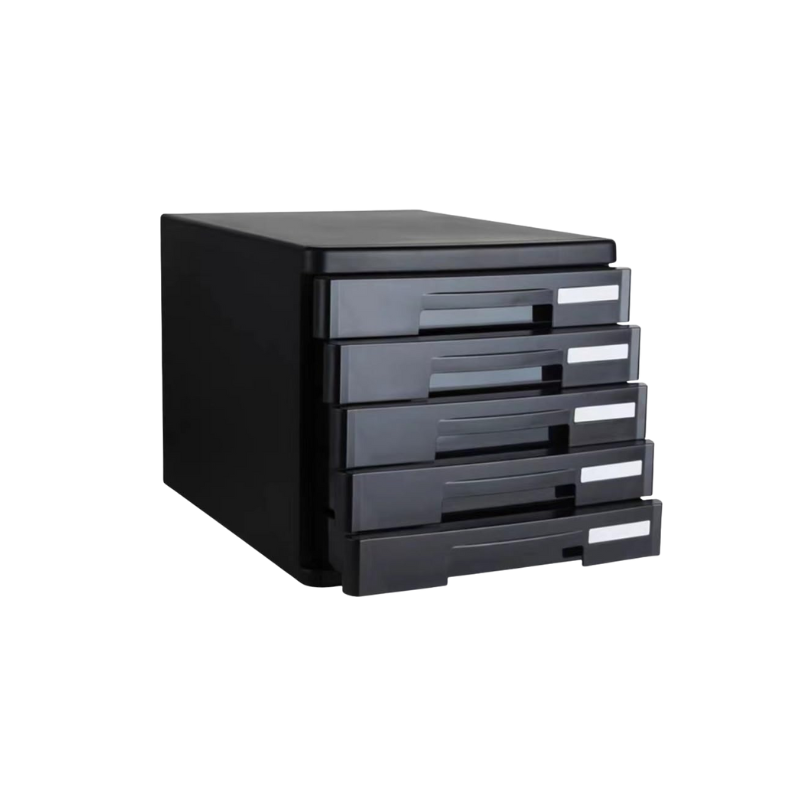 TIROIRS DE RANGEMENT NOIRS 263*340*250MM | STORAGE DRAWERS BLACK DE9772