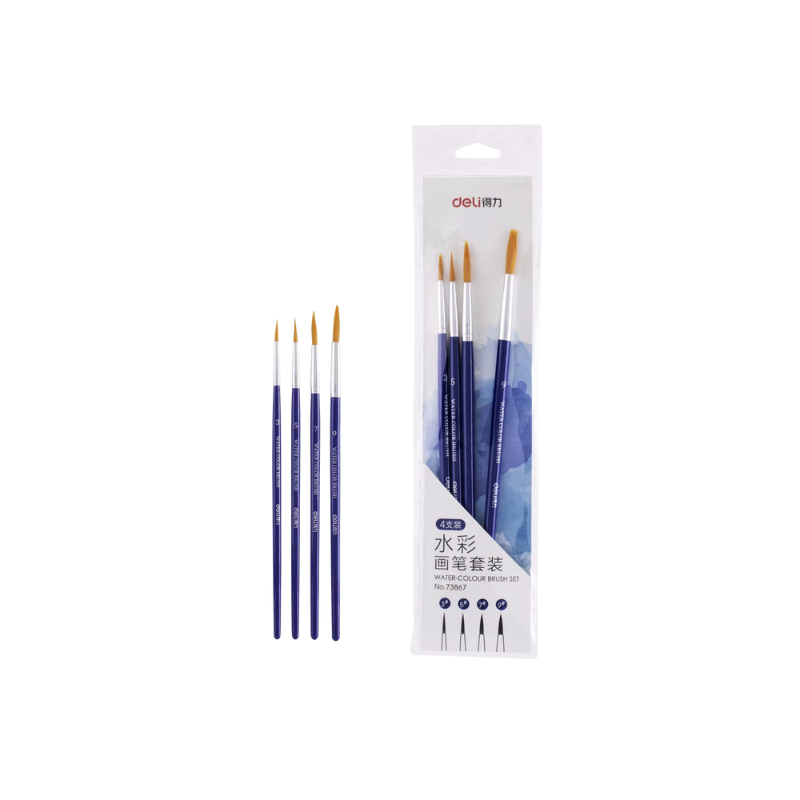ENSEMBLE DE PINCEAUX N°3-5-7-9 |BRUSH SET DE73867 ENSEMBLE DE PINCEAUX N°3-5-7-9 |BRUSH SET DE73867
