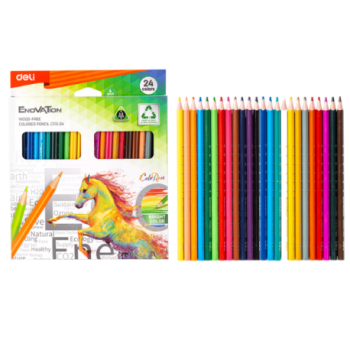CRAYON DE COULEUR 24 CLRS | COLORED PENCIL DEC11324