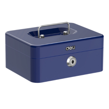 COFFRET BLEU 9*20*16CM | BOÎTE À BIJOUX | CASHBOX BLUE DET503