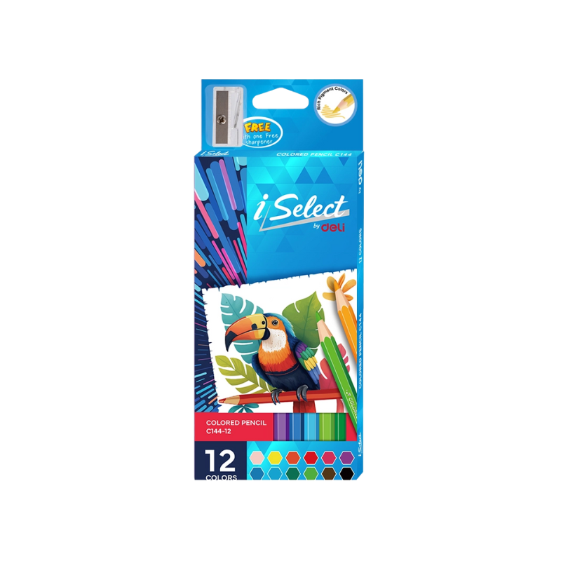 CRAYON DE COULEUR 12CLRS | COLORED PENCIL DEC144-12 CRAYON DE COULEUR 12CLRS | COLORED PENCIL DEC144-12