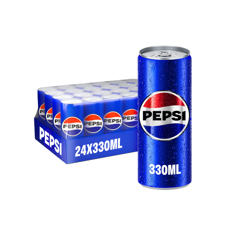 PEPSI 4X6X300 ML CAN COLA | PACK DE 24
