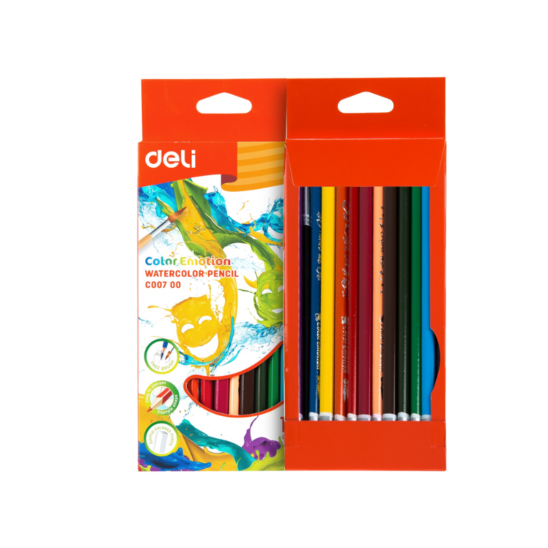 CRAYON DE COULEUR 12 CLRS | COLORED PENCIL DEC00700