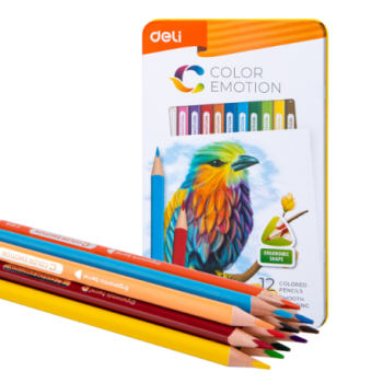 CRAYON DE COULEUR 12 CLRS | COLORED PENCIL DEC00205