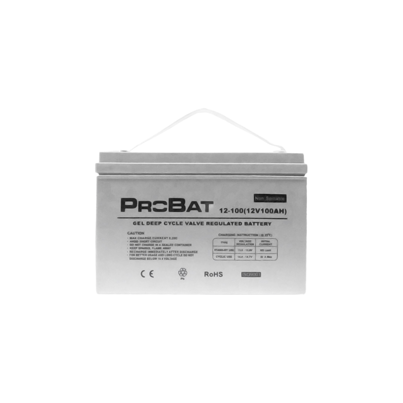 BATTERIE 100A SOLAIRE PURE GEL PROBAT