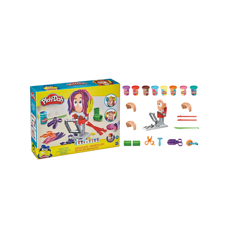 PLAY-DOH COIFFEUR CRÉATIF (CRAZY CUTS STYLIST)  - PÂTE À MODELER - JOUET ÉDUCATIF POUR ENFANTS