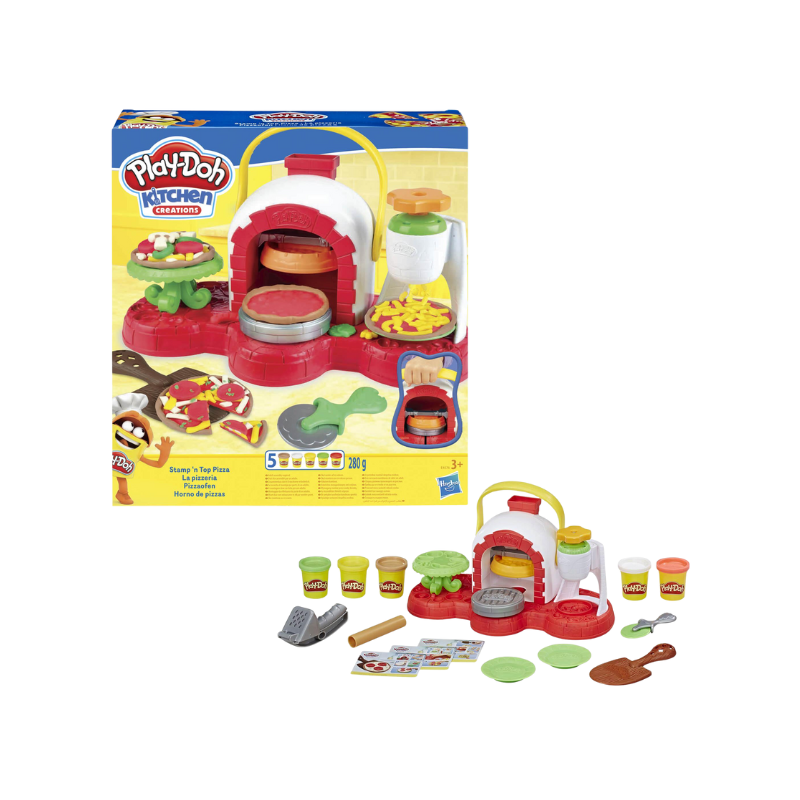 PLAY-DOH KITCHEN CREATIONS | LA PIZZERIA - JOUET ÉDUCATIF POUR ENFANTS