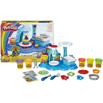 PLAY?DOH KITCHEN CREATIONS | RAINBOW CAKE PARTY - JOUET ÉDUCATIF POUR ENFANTS