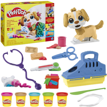 PLAY?DOH KITCHEN CREATIONS | LE CABINET DU VÉTÉRINAIRE - JOUET ÉDUCATIF POUR ENFANTS