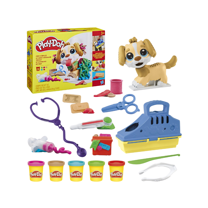 PLAY?DOH KITCHEN CREATIONS | LE CABINET DU VÉTÉRINAIRE - JOUET ÉDUCATIF POUR ENFANTS