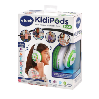 KIDIPODS | ÉCOUTEURS INTERACTIFS | JEU MUSICAL ET ÉDUCATIF | JOUETS POUR ENFANTS