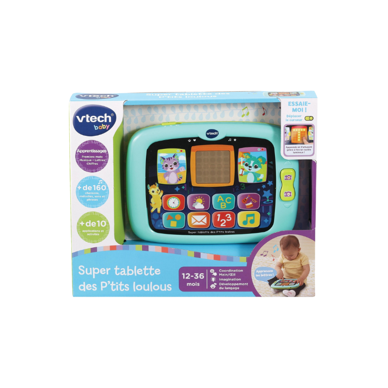 SUPER TABLETTE DES PTITS LOULOU | TABLETTE ÉDUCATIVE | APPRENTISSAGE ET JEUX INTERACTIFS | JOUETS POUR ENFANTS