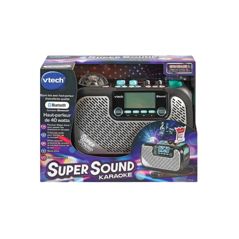 SUPER SOUND KARAOKÉ | JOUET MUSICAL INTERACTIF | CHANT ET CRÉATIVITÉ | JOUETS POUR ENFANTS