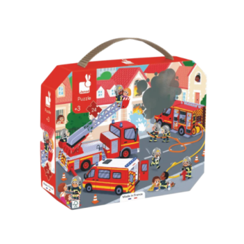 PUZZLE ENCHANTÉ  POMPIERS  24 PIÈCES | JEU ÉDUCATIF POUR ENFANTS