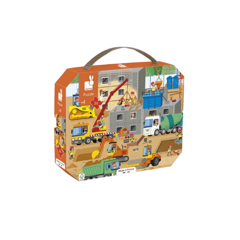 PUZZLE ENCHANTÉ  CHANTIER  36 PIÈCES | JEU ÉDUCATIF POUR ENFANTS