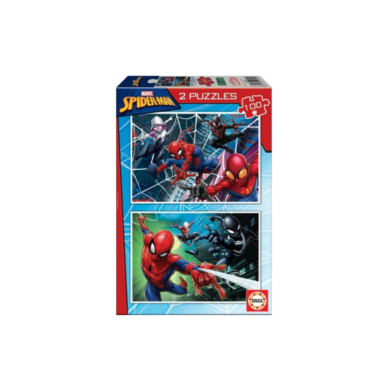 PUZZLE MARVEL SPIDER-MAN  - EDUCA - 100 PIÈCES | JEU ÉDUCATIF POUR ENFANTS