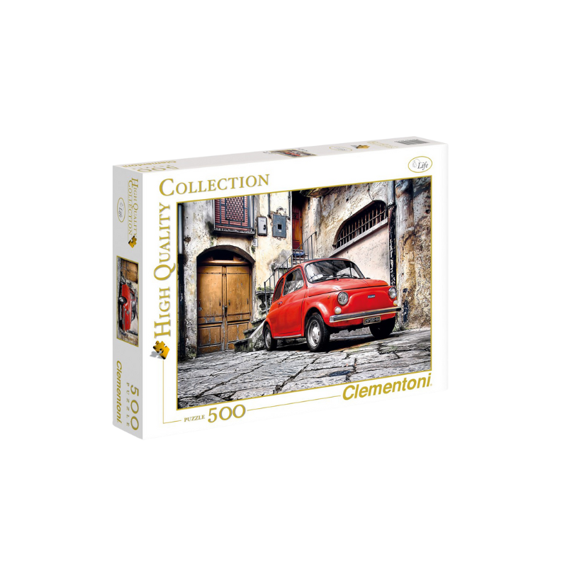 CLEMENTONI - PUZZLE 500 PIÈCES : FIAT 500 | JEU ÉDUCATIF POUR ENFANTS CLEMENTONI - PUZZLE 500 PIÈCES : FIAT 500 | JEU ÉDUCATIF POUR ENFANTS