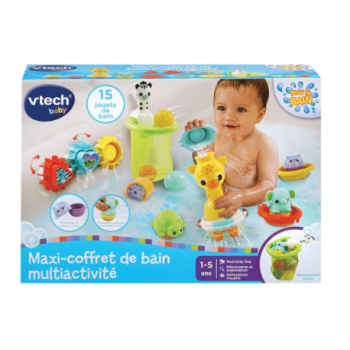 MAXI COFFRET DE BAIN MULTI ACTIVITÉ | JOUET DE BAIN LUDIQUE POUR ENFANTS