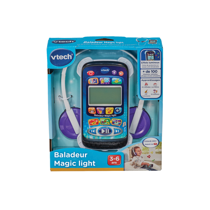 BALADEUR MAGIC LIGHT | JOUET MUSICAL LUMINEUX POUR ENFANTS