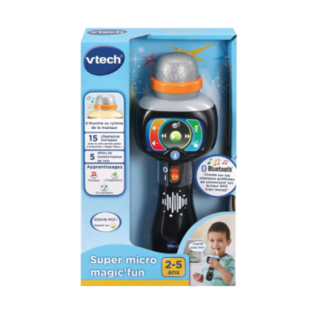 SUPER MICRO MAGIC'FUN | MICROPHONE MUSICAL POUR ENFANTS