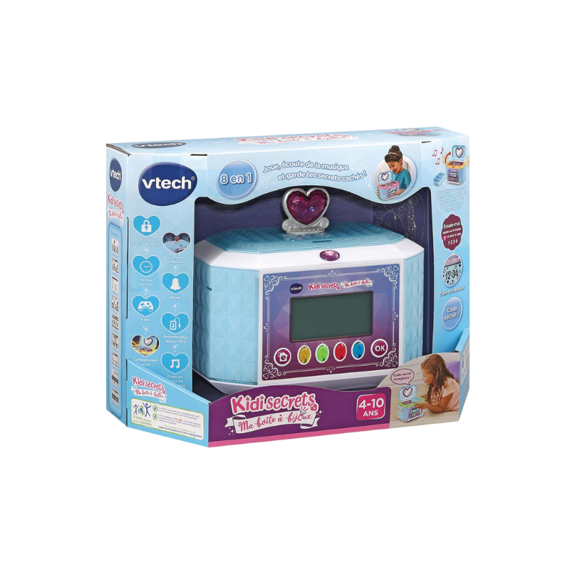 KIDI SECRET MA BOÎTE À BIJOUX | BOÎTE À BIJOUX LUDIQUE ET INTERACTIVE POUR ENFANTS
