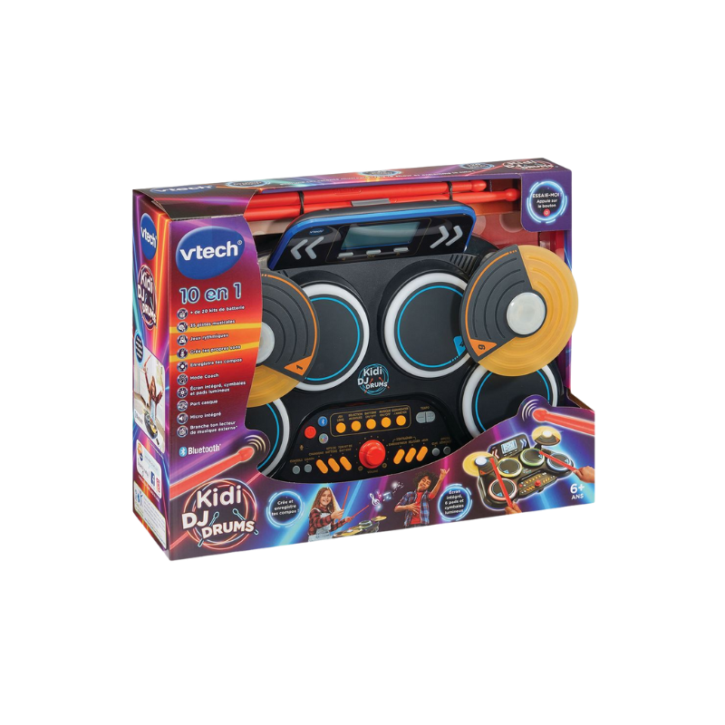 KIDI DJ DRUMS | BATTERIE INTERACTIVE ET LUDIQUE POUR ENFANTS