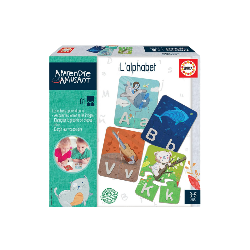 L'ALPHABET | JOUET ÉDUCATIF ET LUDIQUE POUR ENFANTS L'ALPHABET | JOUET ÉDUCATIF ET LUDIQUE POUR ENFANTS