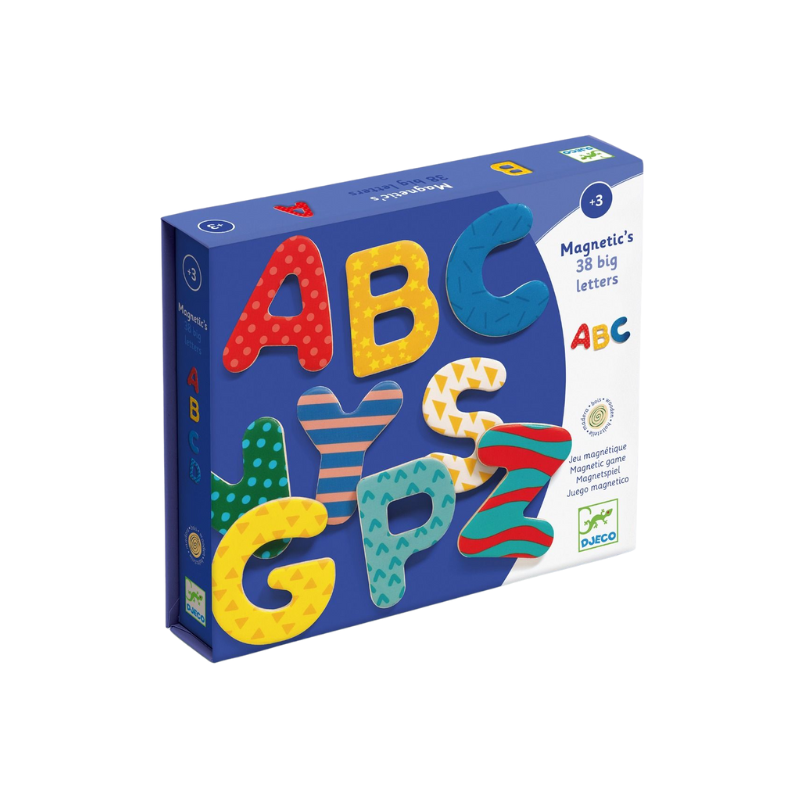 MAGNETIC'S 38 BIG LETTERS | JOUET ÉDUCATIF ET LUDIQUE POUR ENFANTS
