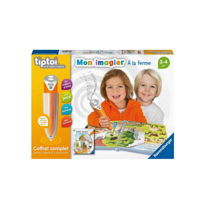 MON IMAGIER À LA FERME | JOUET ÉDUCATIF ET LUDIQUE POUR ENFANTS