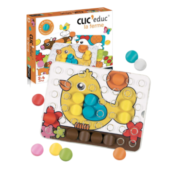 CLIC EDUC LA FERME | JOUET ÉDUCATIF ET LUDIQUE POUR ENFANTS