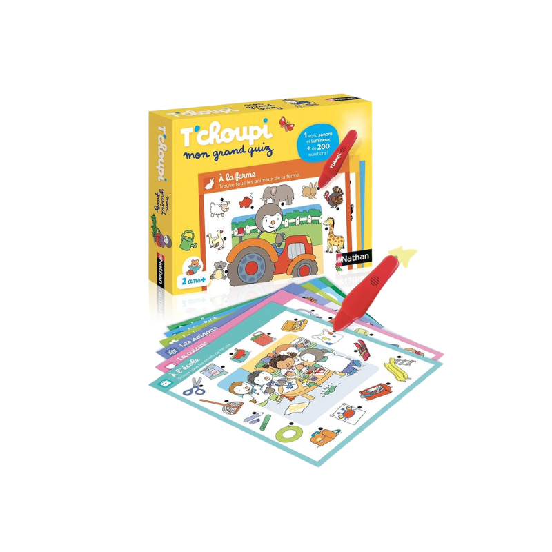 TCHOUPI MON GRAND QUIZ | JOUET ÉDUCATIF ET LUDIQUE POUR ENFANTS