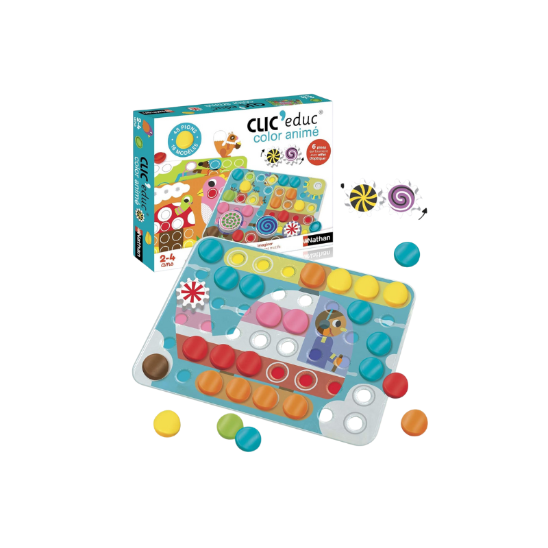 CLIC EDUC COLOR ANIMÉ | JOUET ÉDUCATIF ET LUDIQUE POUR ENFANTS