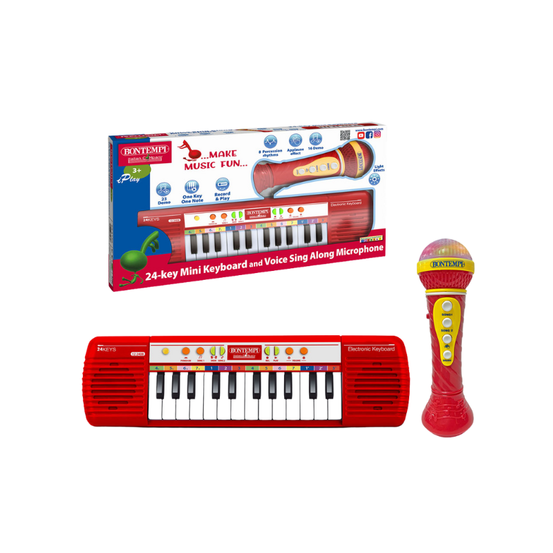 24 KEY MINI KEYBOARD BOTEMPI | INSTRUMENT DÉVEIL MUSICAL POUR ENFANTS