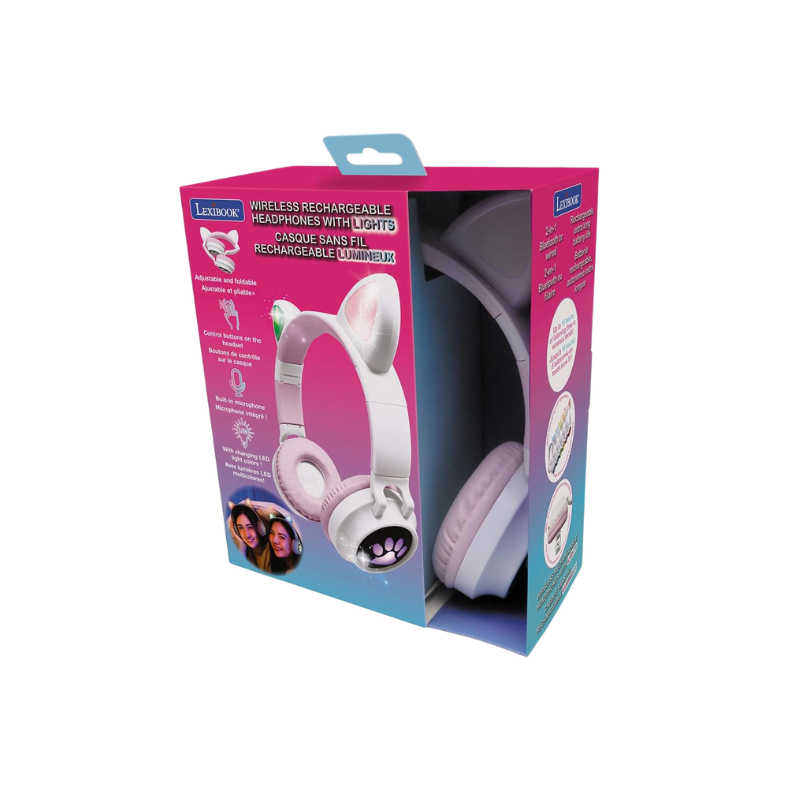 CASQUE LUMINEUX RECHARGEABLE | JOUET INTERACTIF POUR ENFANTS