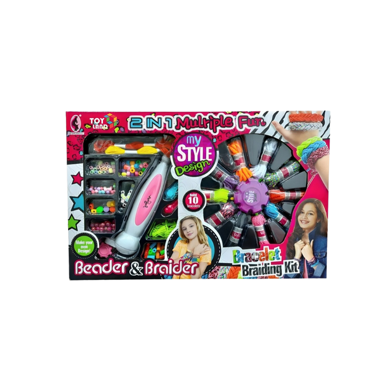 BEADER & BRAIDER 10 BRACELETS | KIT CRÉATIF POUR BRACELETS ET ACCESSOIRES