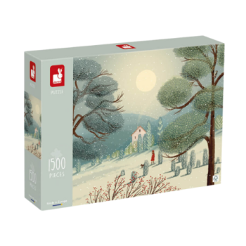 PUZZLE MERVEILLES DHIVER JANOD | PUZZLE ARTISTIQUE ET DÉTENTE FAMILIALE  1500 PIÈCES