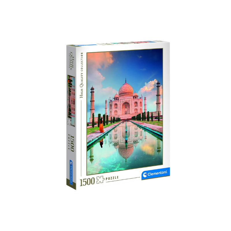 CLEMENTONI  PUZZLE TAJ MAHAL | VOYAGE ÉVASION ET BEAUTÉ ARCHITECTURALE  1500 PIÈCES